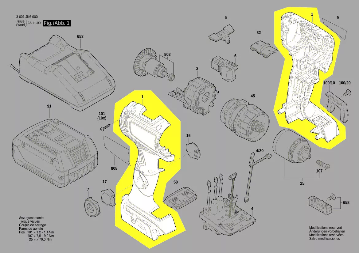 Coquille réf. 1 600 A01 V6W Bosch